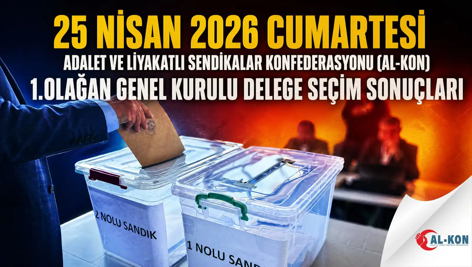 Hekimsen Sendikası' nın AL-KON 1. Olağan Genel Kuruluna Katılacak Delegelerin Seçimi Tamamlanmıştır